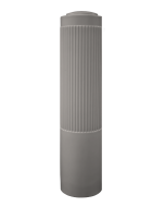 Ribbed Decorative Bollard Cover