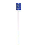 U-Channel Post Cover on Bollard Sign System