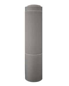Ribbed Decorative Bollard Cover